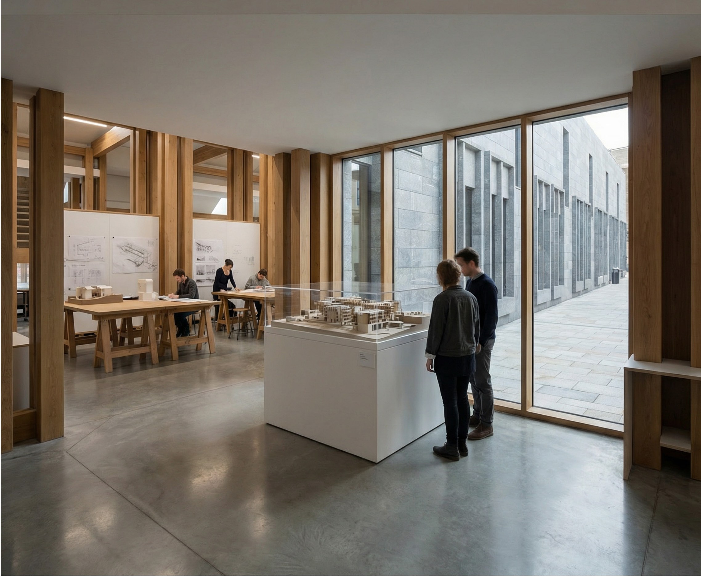 Architecture Centre, Oxford — studios render